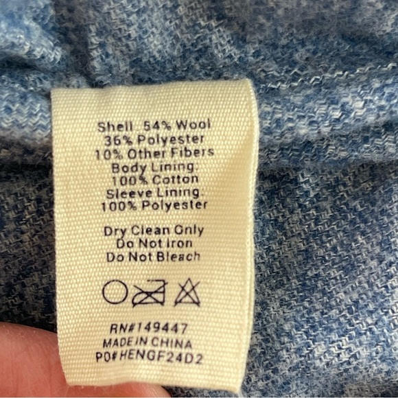 The Normal Brand Brightside Wool Blend Flannel Lined Workwear Jacket outdoor - Picture 11 of 11